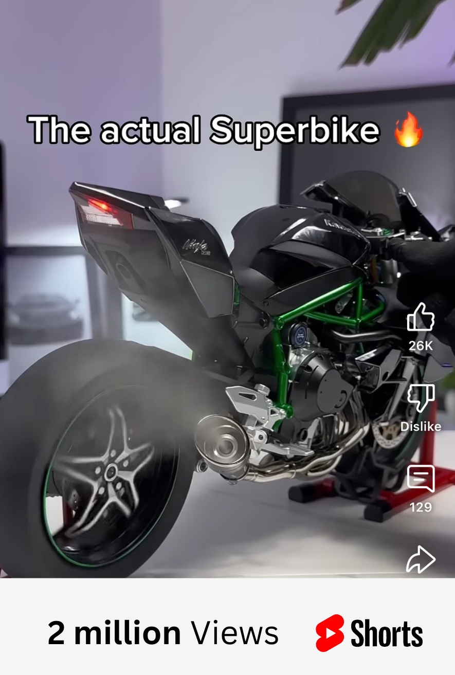 1:6 Ninja H2R Model – The Nano Rides