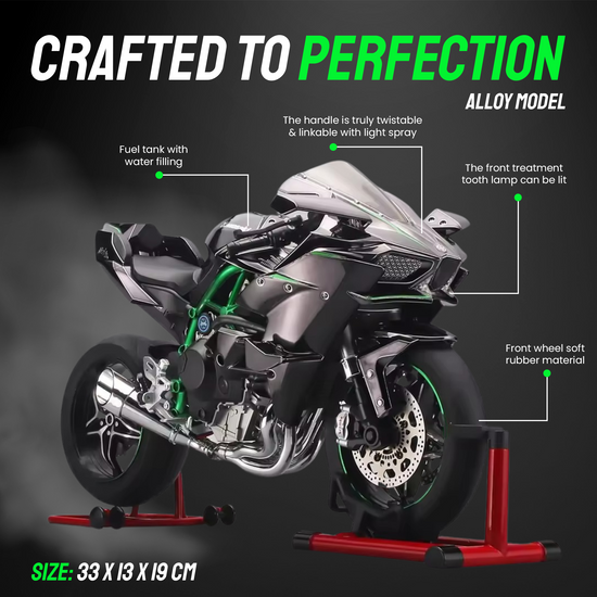 1:6 Ninja H2R Model (With Smoke) – The Nano Rides