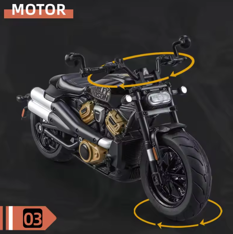 1:12  Harly-Davidsn Sportster