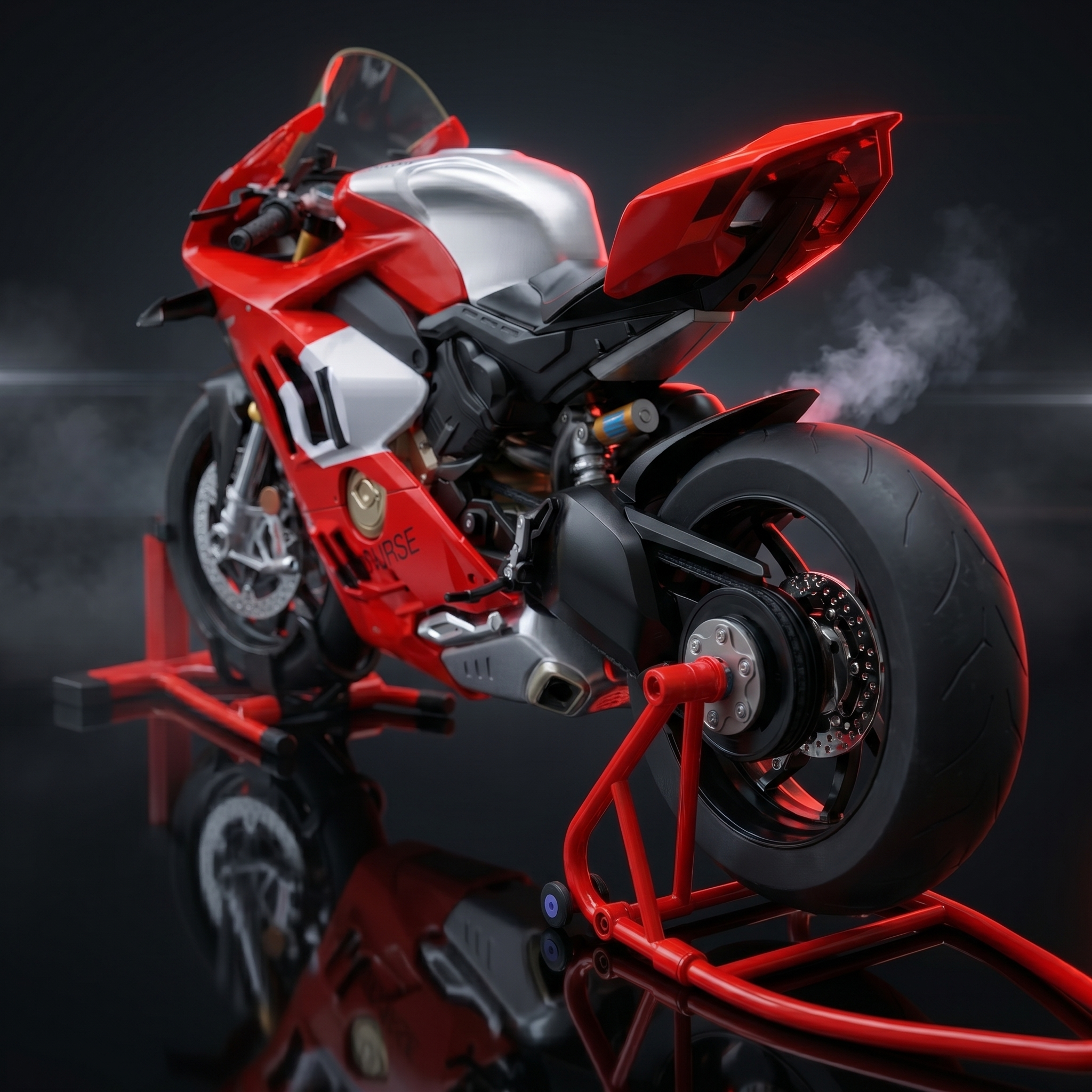 1:6 Ducat V4s - With Smoke