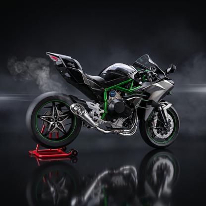 1:6 Kawasak Ninja H2R - With Smoke