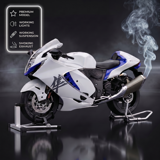 1:6 Suzuk Hayabusa GSX-1300R - With Smoke